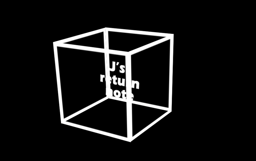 3D Cube motion